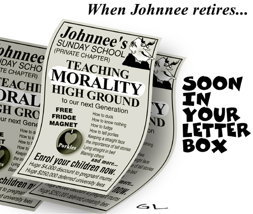 when johnnie retires .....